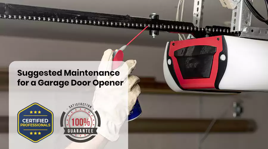 Suggested Maintenance for a Garage Door Opener