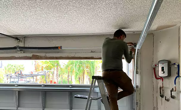 Garage Door Rail Replacement in Plantation, FL