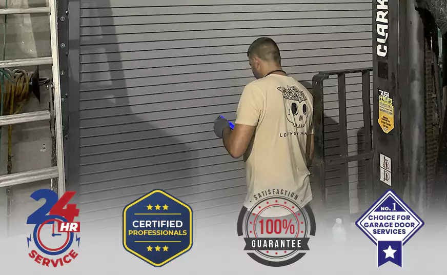 Garage Door Bottom Panel Repair in Plantation, FL