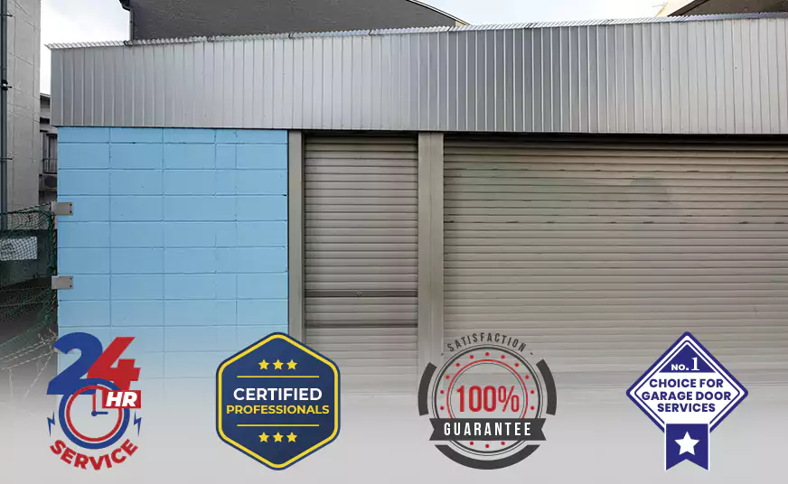 Commercial Metal Roll Up Garage Doors Installation in Plantation, FL