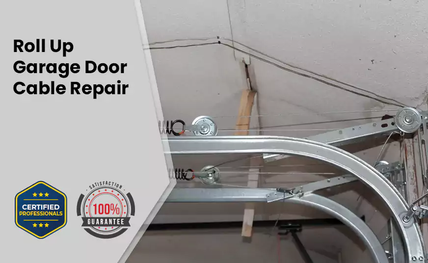 Roll Up Garage Door Cable Repair in Plantation, FL