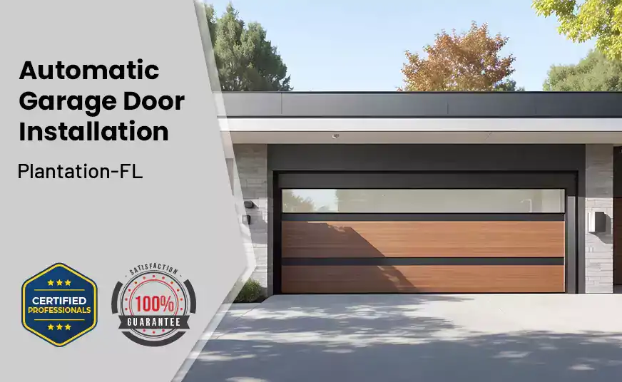 Automatic Garage Door Installation Plantation-FL