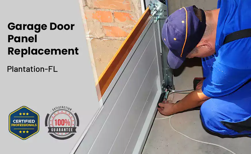 Garage Door Panel Replacement Plantation-FL